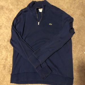 Quarter Zip Lacoste Sweater